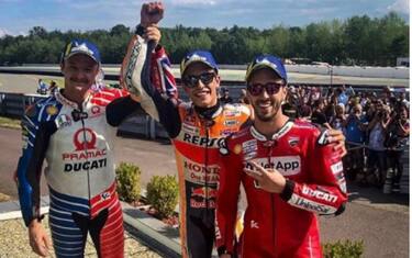 Brno, Marquez detta legge. 2° Dovizioso, 6° Rossi