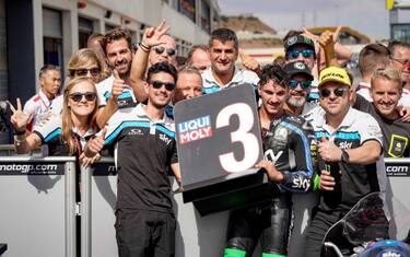Sky VR46: podio, sorrisi e punti, ecco Aragon