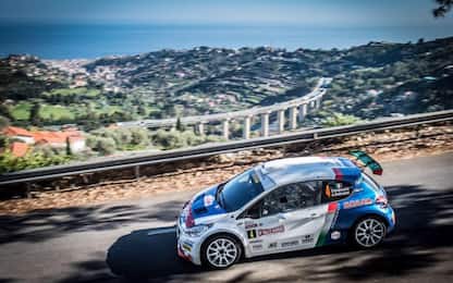 Rally Sanremo 2017 Andreucci vince la prima manche