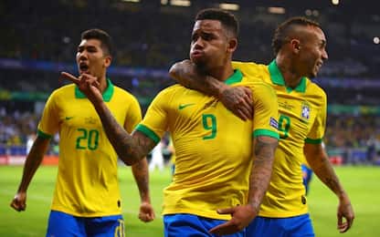 Messi palo, Jesus-Firmino gol: Brasile in finale