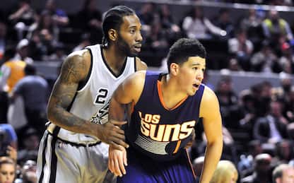 NBA, che duello Booker-Leonard, la spuntano i Suns