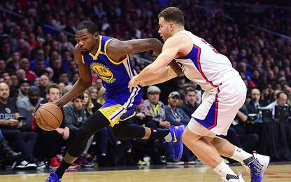 NBA Preview: Warriors-Clippers, Curry in dubbio
