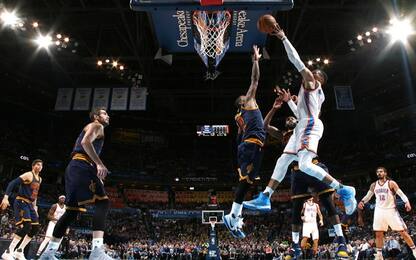 NBA, non bastano i Big Three: i Cavs perdono a OKC