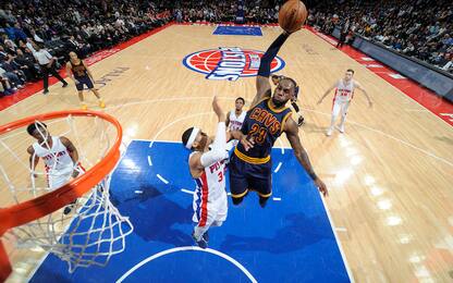 NBA, i risultati della notte: Cavs ko a Detroit