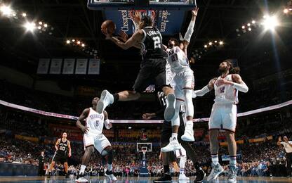 NBA, i risultati della notte: rimonta Spurs su OKC