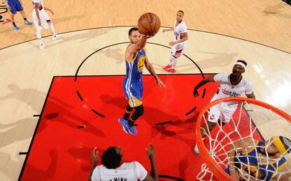 NBA, torna Durant, show di Curry: 4-0 Golden State