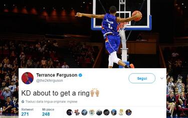 NBA, che gaffe Ferguson: scelto da OKC, ma tifa KD