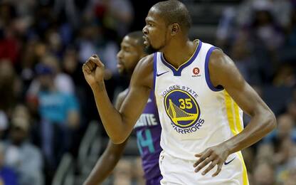 No Curry, basta Durant: tripla doppia e vittoria