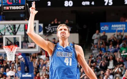 Dirk Nowitzki infinito: 31.000 punti in carriera