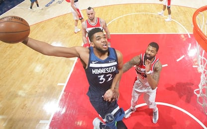 Towns guida Minnesota, Toronto vince la 9^ in fila