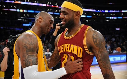 Kobe accoglie LeBron e detta la linea ai Lakers
