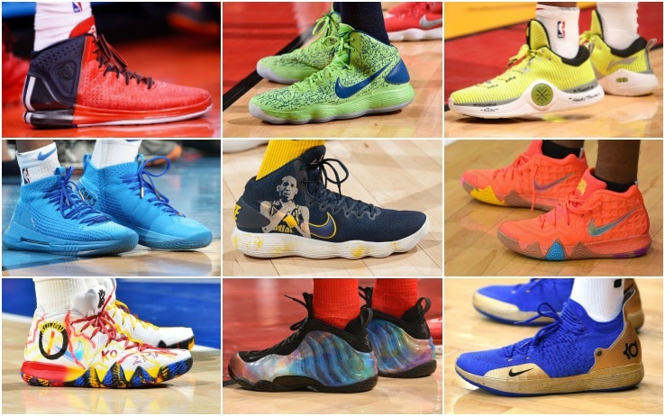 scarpe basket giocatori nba