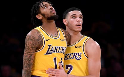 Lakers a pezzi, Ball-Ingram fuori fino a fine anno