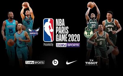 NBA Europa, Charlotte-Milwaukee a Parigi nel 2020