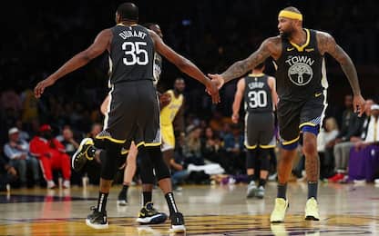 Warriors a valanga sui Lakers, Kings vincenti