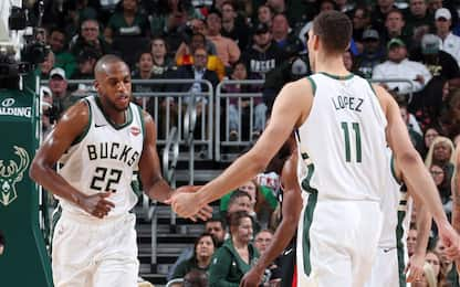 Bucks con Middleton e Lopez, via Brogdon e Mirotic