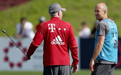 Robben contro Ancelotti: "Allenamenti da Serie D"