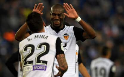 Kondogbia, gol e non solo: Espanyol-Valencia 0-2