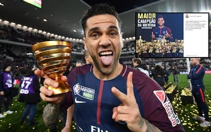 Neymar: "Alves il più vincente". Ma non è vero...