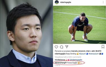 Zhang, messaggio social a Gagliardini: "Forza"
