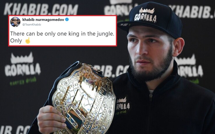 Mcgregor Ritiro Khabib Lo Stuzzica Su Twitter Ci Puo Essere Un Solo Re Nella Giungla Sky Sport