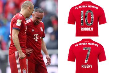 Bayern, maglie celebrative per Robben e Ribery