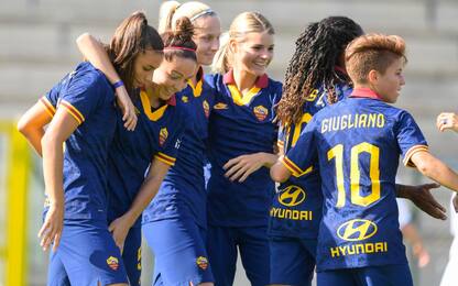 Serie A femminile: poker Roma, vince il Sassuolo