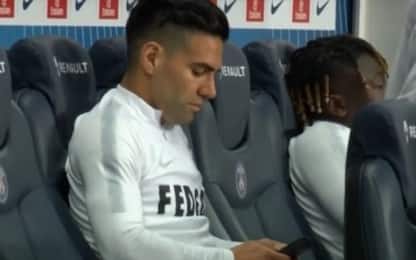 Falcao, cellulare in panchina. Monaco: "Si curava"