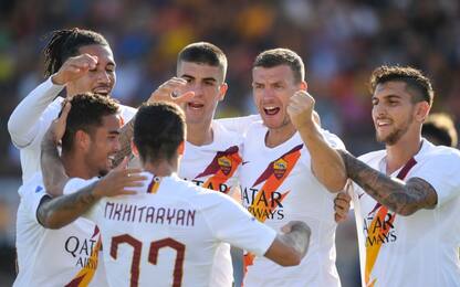 La Roma torna a vincere, 1-0 a Lecce firmato Dzeko