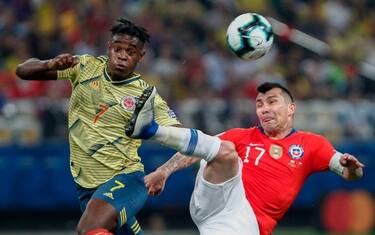 Colombia-Cile, infortuni per Zapata e Medel