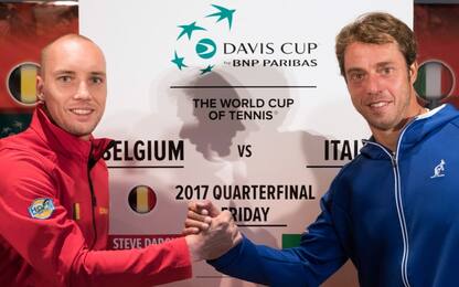 Coppa Davis, Belgio-Italia: apre Lorenzi-Darcis