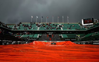 Roland Garros, la pioggia rinvia i quarti maschili