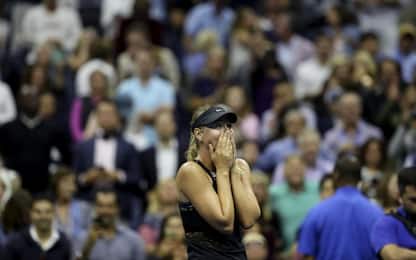 US Open, Sharapova: riscatto e lacrime, Halep ko