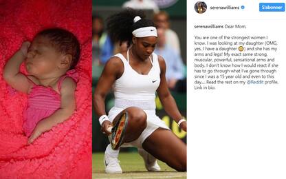 Serena Williams, la figlia già star sui social