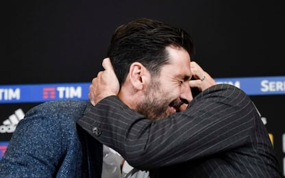 Il commovente abbraccio tra Agnelli e Buffon