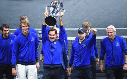 Federer show, la Laver Cup resta all'Europa