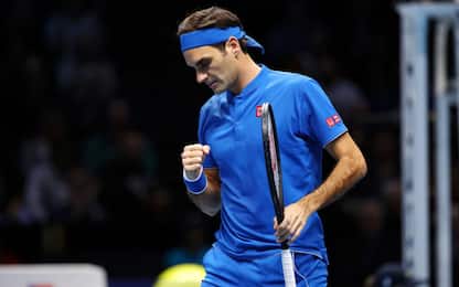 Finals, primo squillo di Federer: Thiem ko 