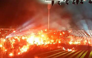 Paok, la spettacolare festa dei tifosi. VIDEO
