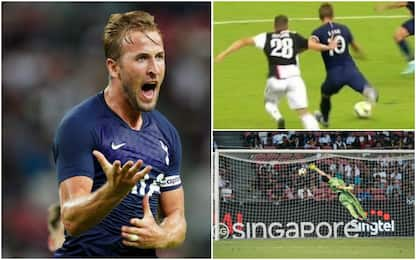 Meraviglia Kane: gol da centrocampo alla Juve