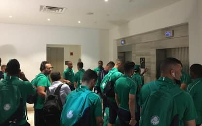 Terrore Palmeiras, aereo rischia di precipitare