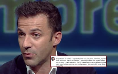 Del Piero: "Mai contro Buffon, parole travisate"