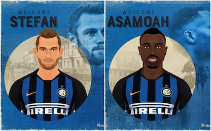 L'Inter prende forma: ufficiali de Vrij e Asamoah