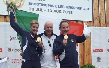 Tiro a volo, oro europeo per Rossi e Pellielo