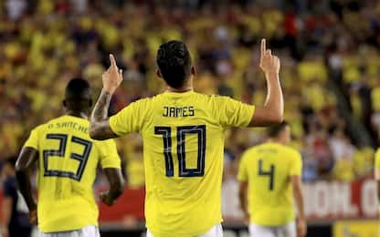 Colombia, che gol di James Rodriguez: il video