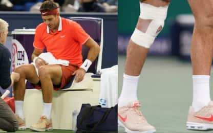 Del Potro, rotula ko: "Dura pensare a un ritorno"