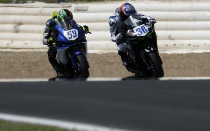 Marcos Garrido Beltrán con il numero 36 sul circuito di Jerez Marcos Garrido Beltrán con il numero 36 sul circuito di Jerez