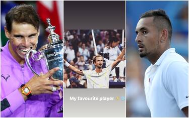Kyrgios stuzzica Rafa: "Medvedev il mio preferito"