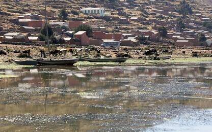 L'inquinamento nel lago Titicaca