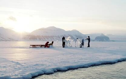 Concerto nell'Artico con strumenti di ghiaccio: video di Greenpeace 