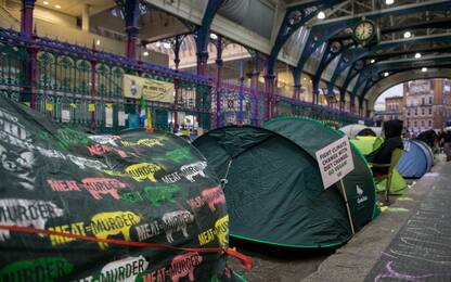 Londra, Animal Rebellion occupa lo Smithfield Market. FOTO